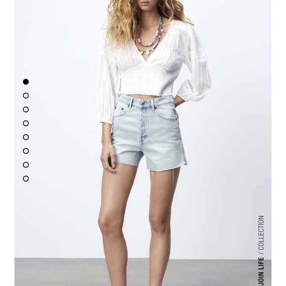 Zara Linen Blouse - Picture 5 of 9